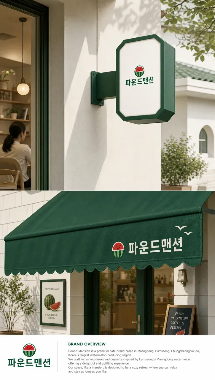 그 외 로고 디자인 — 모던하고 세련된 브랜드 로고 적용 예시