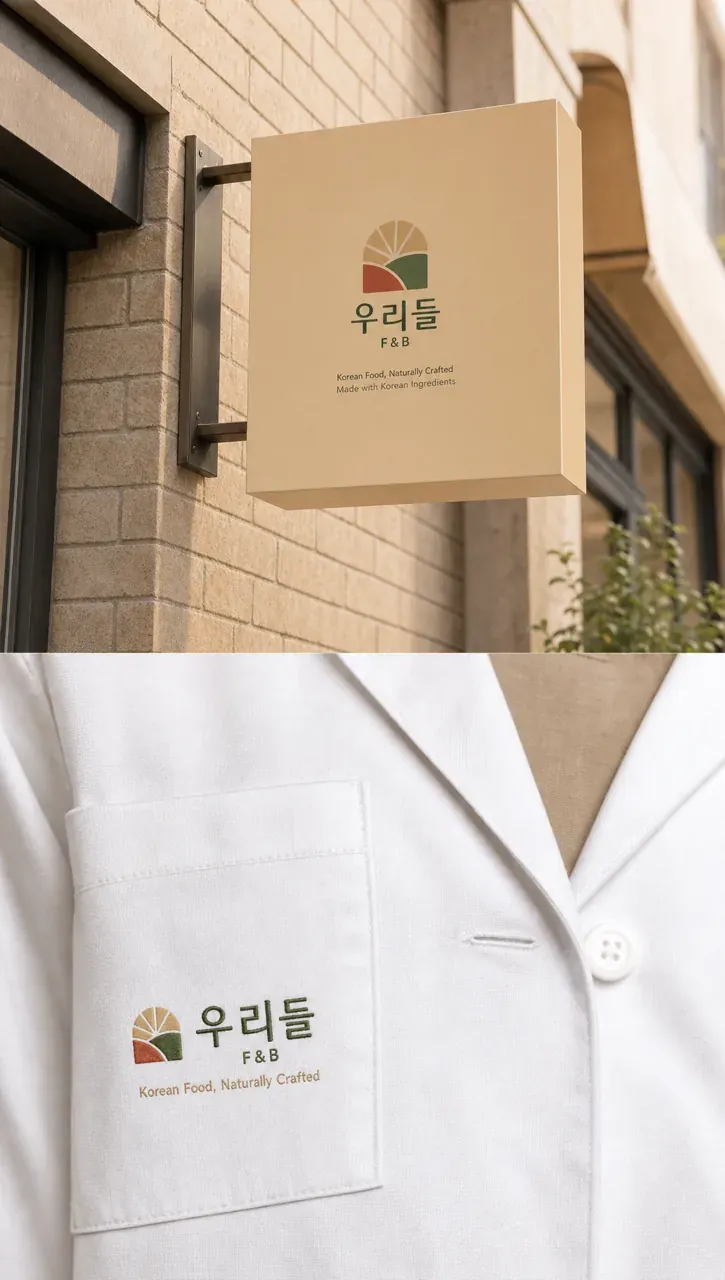 농식품·축산 로고 디자인 — 따뜻하고 친근한 조합형 농식품 브랜드 로고