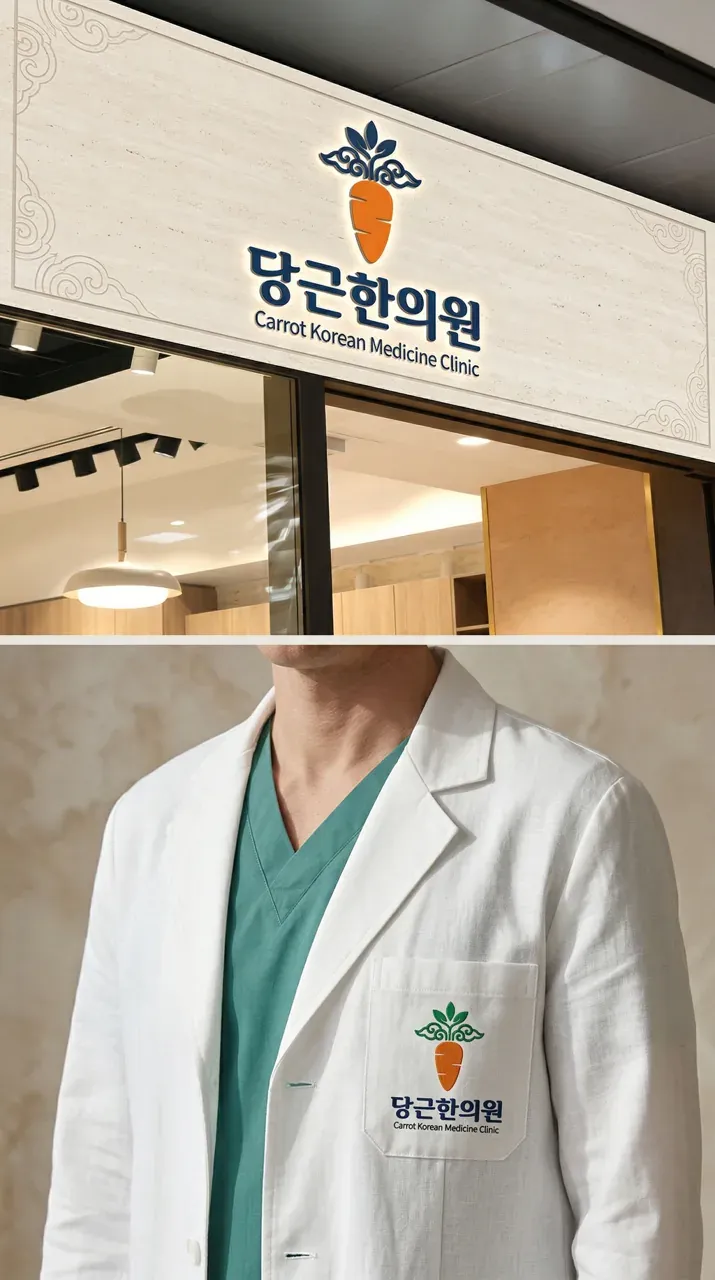 한의원·한방 로고 디자인 — 근처에서 만나는 믿음직한 건강 파트너 한의원 로고