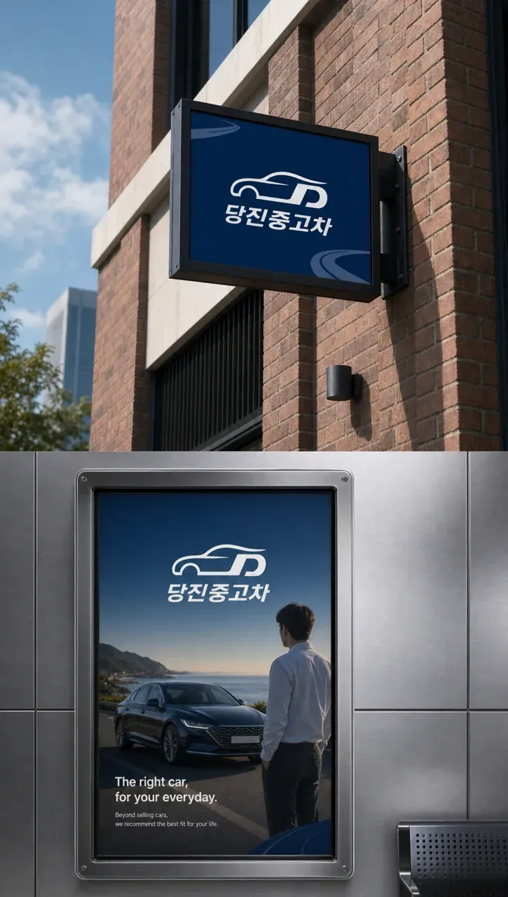 제조·유통 로고 디자인 — 신뢰의 라인 제조·유통 기업 로고