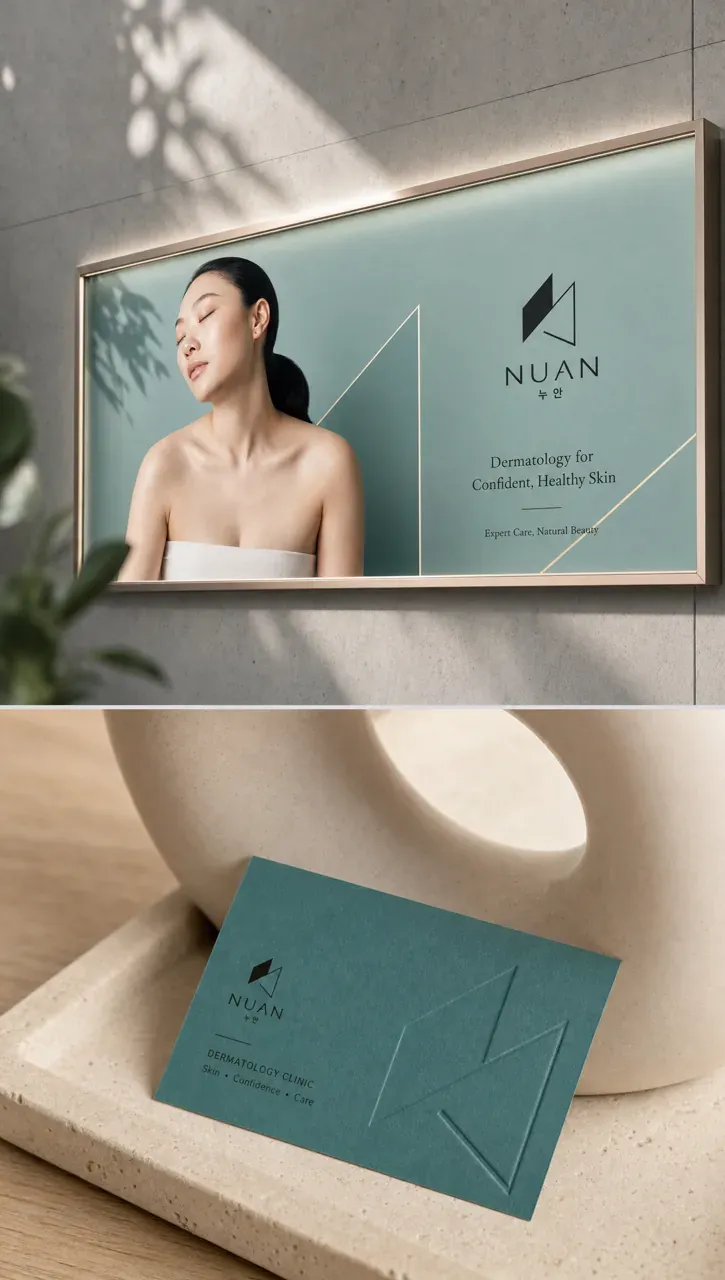 병원·의원 로고 디자인 — 미니멀한 조합형 병원 로고
