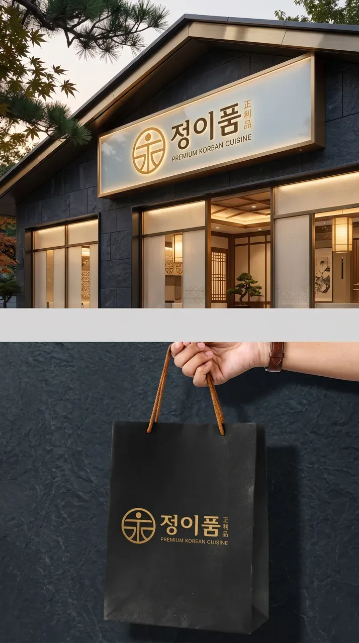 그 외 로고 디자인 — 고객이 한 번 맛보면 인정하는 품격 브랜드 로고
