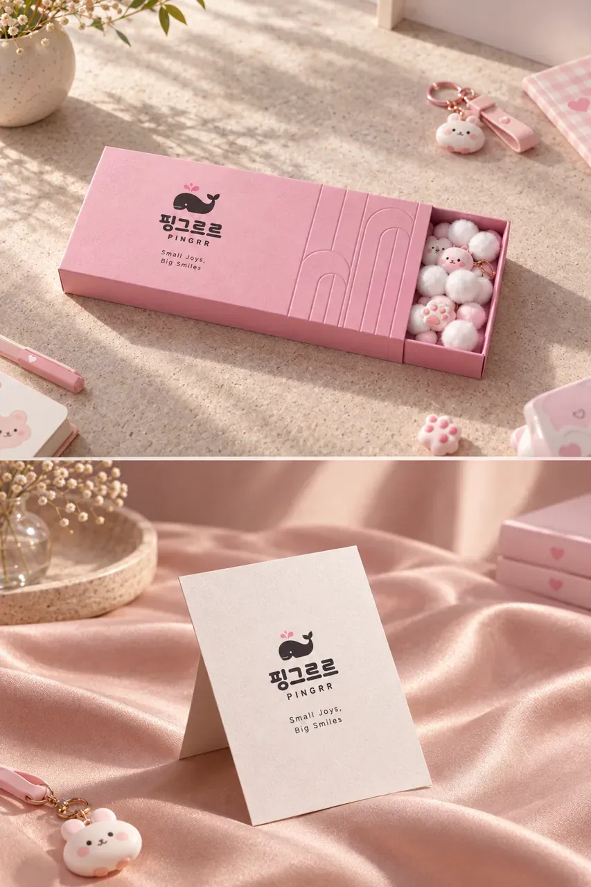 생활·서비스 로고 디자인 — 캐릭터 마스코트 로고 시스템 생활 서비스 브랜드 로고