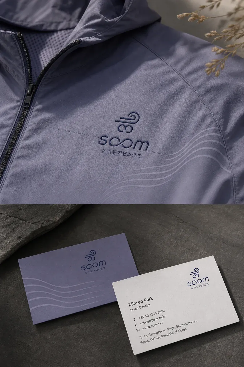 패션·의류 로고 디자인 — 미니멀한 조합형 패션 브랜드 로고