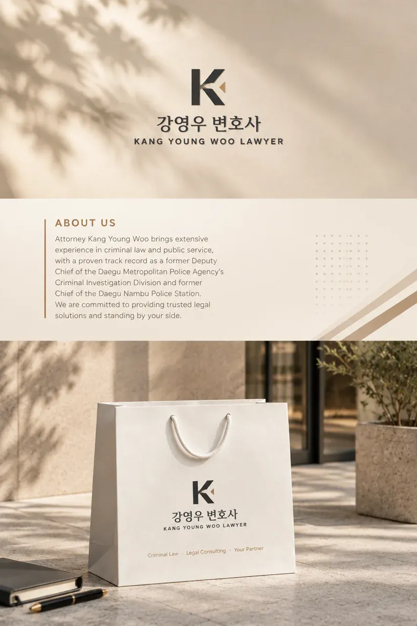 법률·세무·특허 로고 디자인 — 명함 신뢰의 구조 법률사무소 로고 인쇄·적용