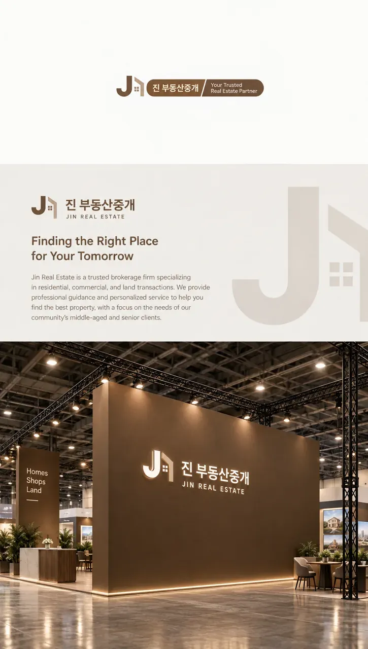 금융·부동산 로고 디자인 — 견고한 신뢰 금융·부동산 기업 로고 인쇄·적용
