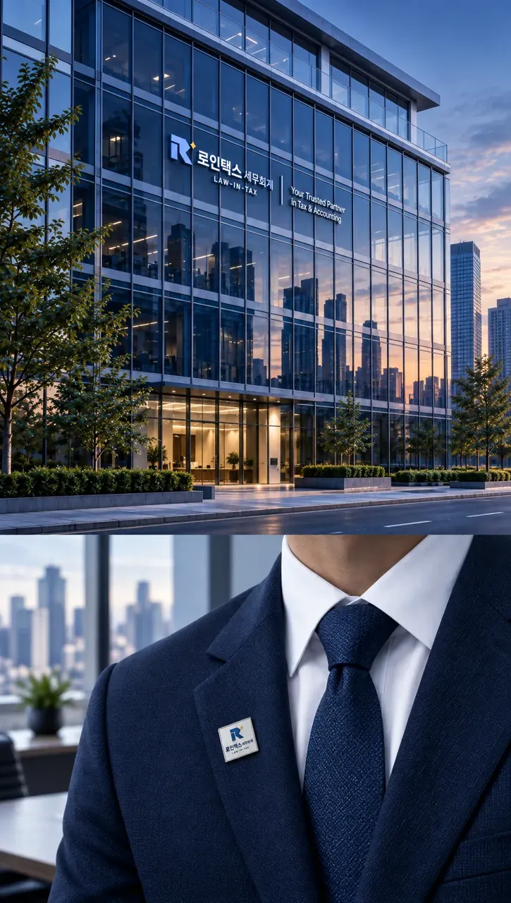 법률·세무·특허 로고 디자인 — 정렬된 신뢰 법률사무소 로고 브랜드 시스템