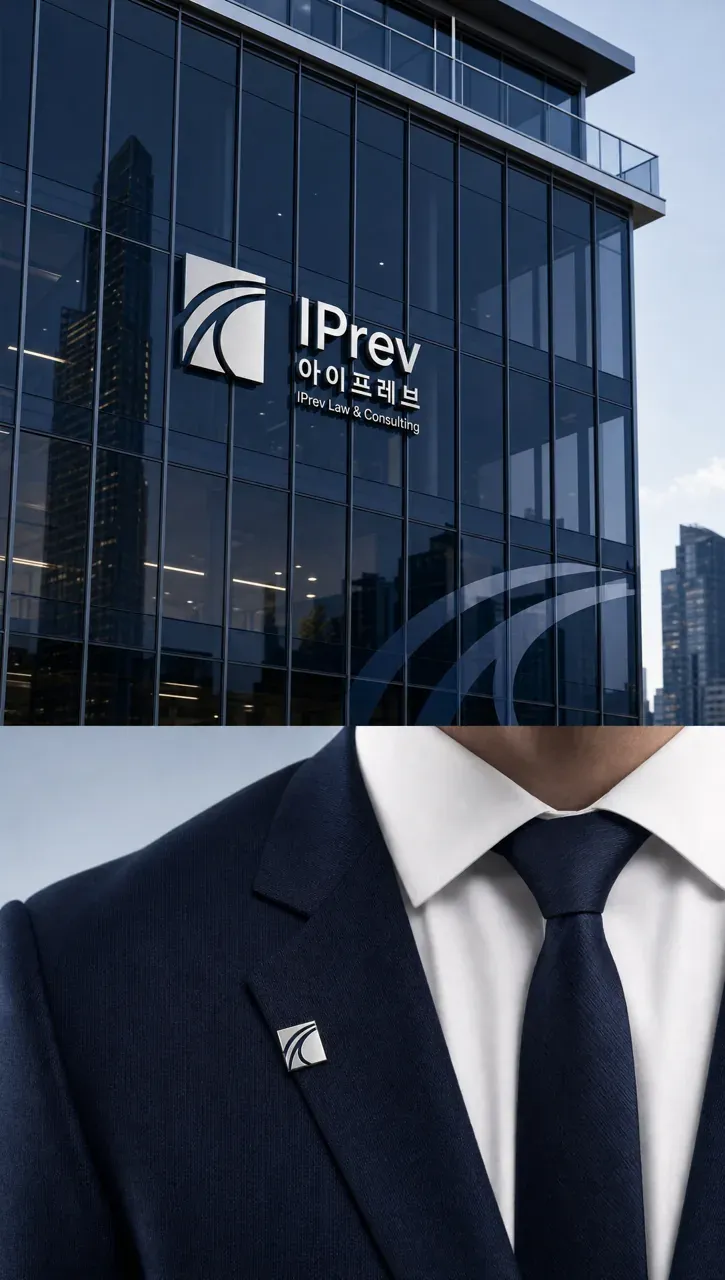 법률·세무·특허 로고 디자인 — 신뢰감 있는 조합형 법률사무소 로고 브랜드 시스템