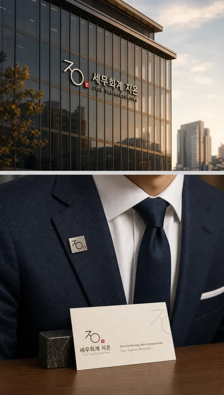 법률·세무·특허 로고 디자인 — 신뢰감 있는 조합형 법률사무소 로고 브랜드 시스템