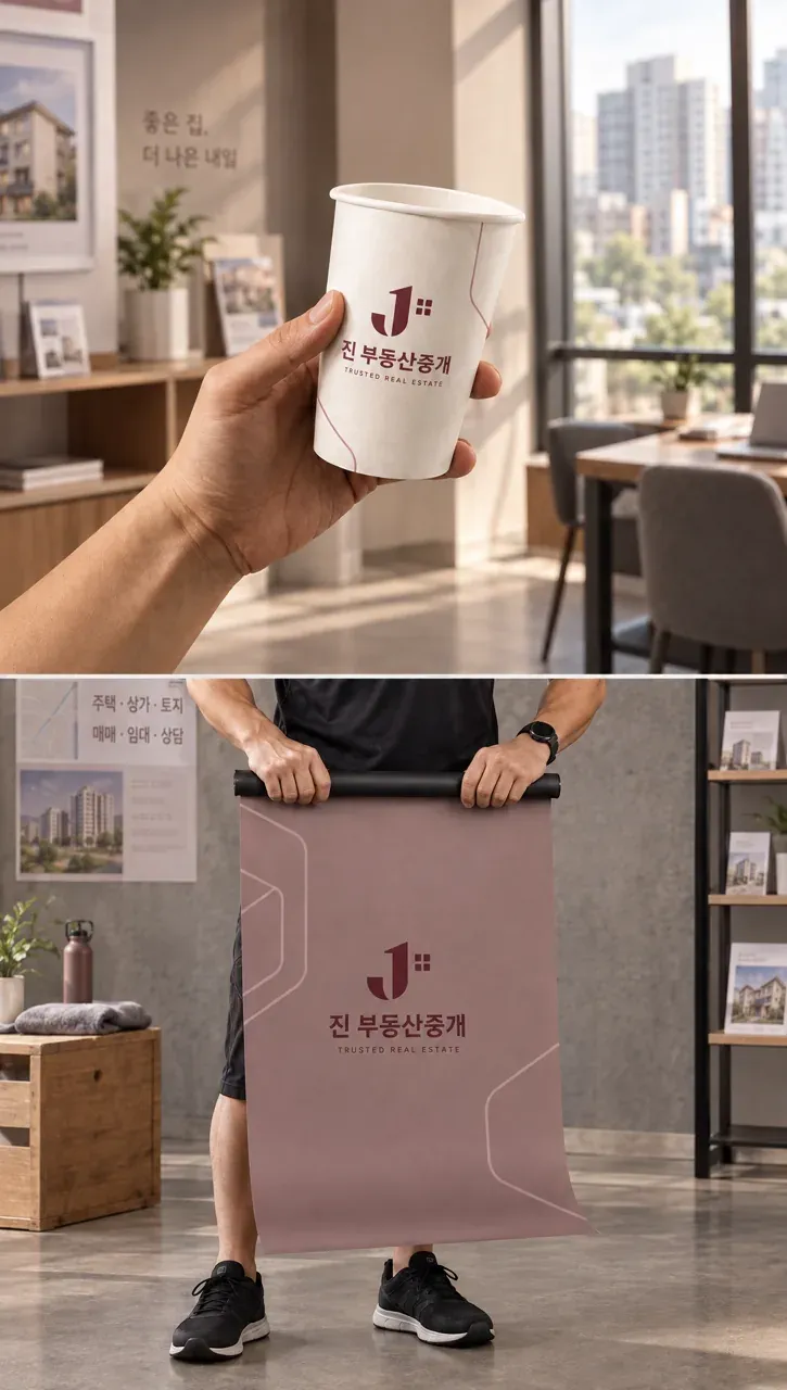 금융·부동산 로고 디자인 — 안정의 기하학 신뢰의 정체성 금융·부동산 기업 로고 브랜드 시스템