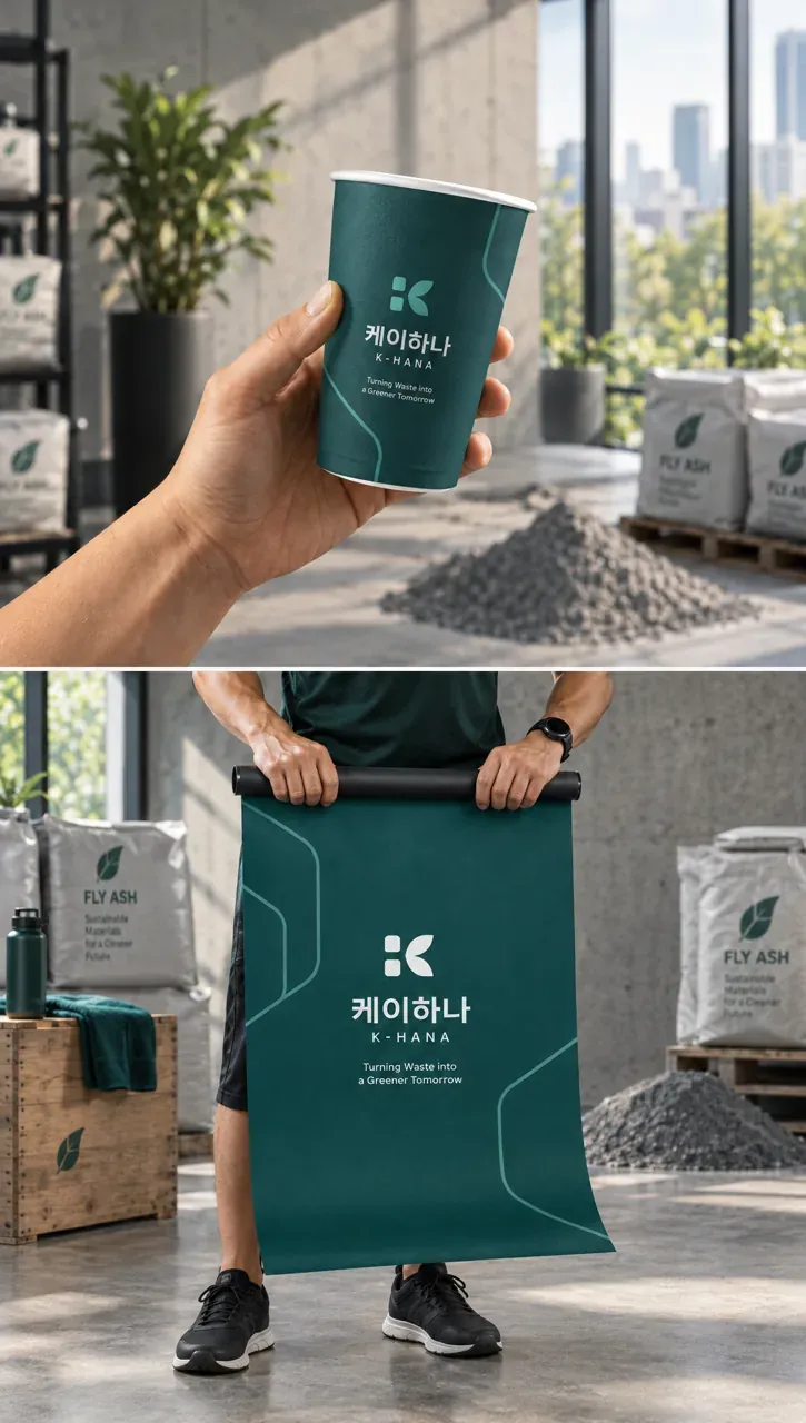 제조·유통 로고 디자인 — 모던하고 세련된 조합형 제조·유통 기업 로고 브랜드 시스템
