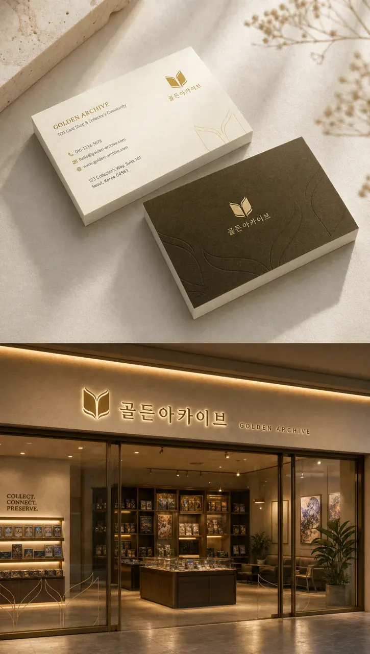 문화·예술·미디어 로고 디자인 — 기하학적 정제로 표현한 희귀성의 공간 문화·예술 브랜드 로고 브랜드 시스템