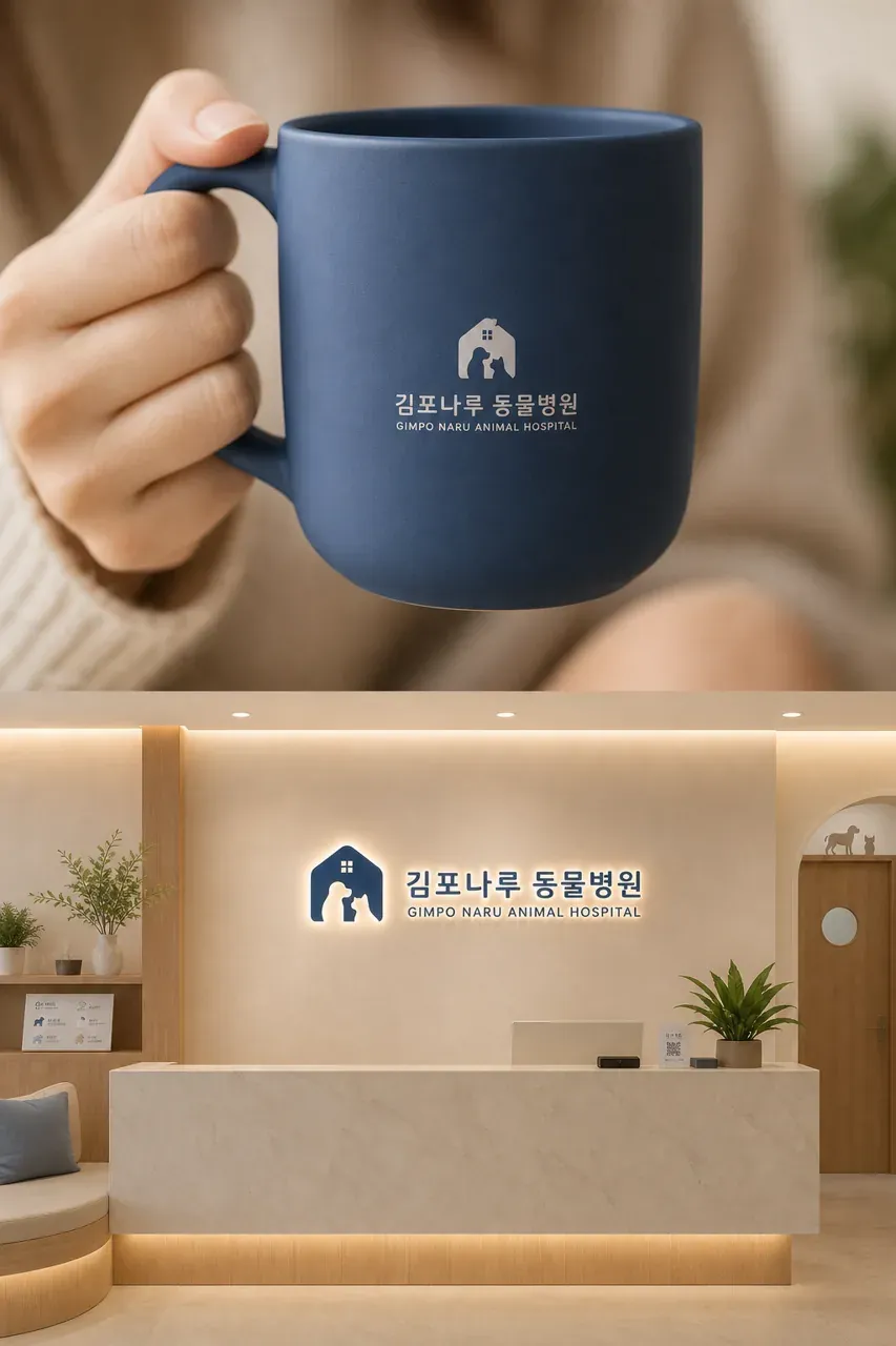 병원·의원 로고 디자인 — 아픈 아이들이 안심하고 쉬어가는 곳 병원 로고 브랜드 시스템