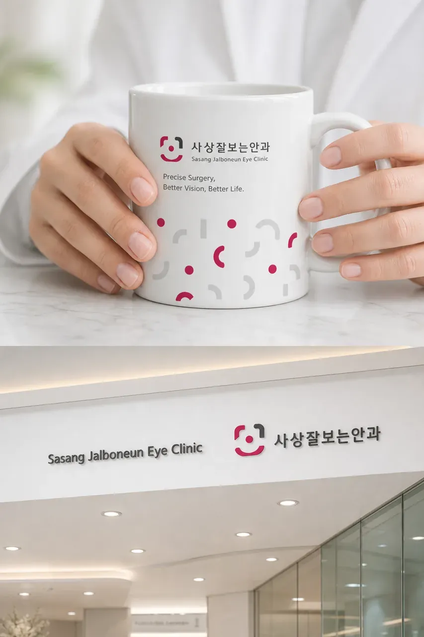병원·의원 로고 디자인 — 정밀한 초점 병원 로고 브랜드 시스템