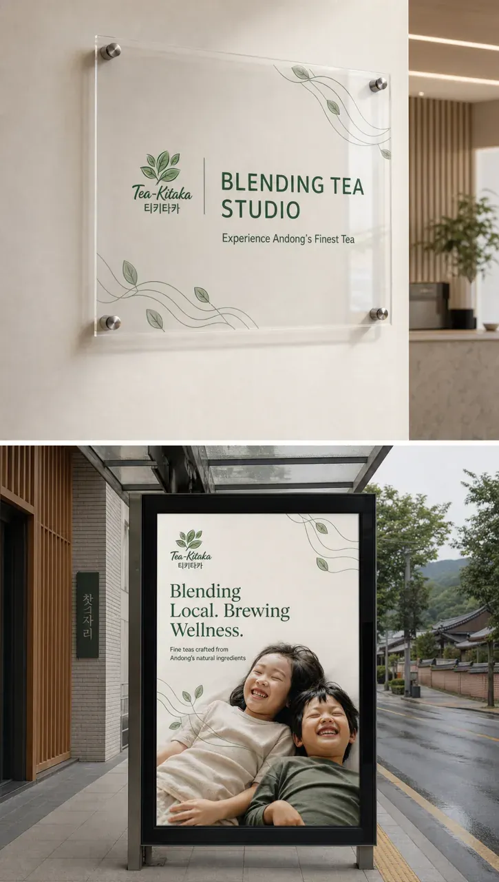 카페·베이커리 로고 디자인 — 미니멀한 조합형 카페 로고 브랜드 시스템