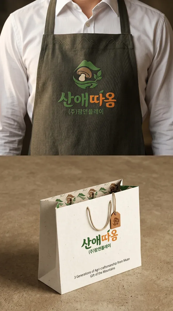 농식품·축산 로고 디자인 — 3대가 이어온 청정 산자락의 신뢰 농식품 브랜드 로고 브랜드 시스템