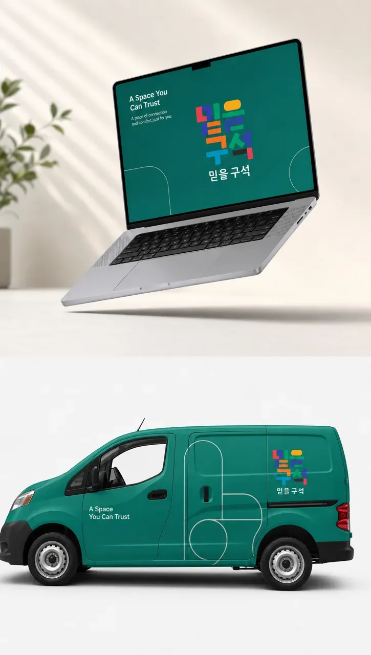 공공·단체 로고 디자인 — 만남의 코너 공공·단체 로고 브랜드 시스템