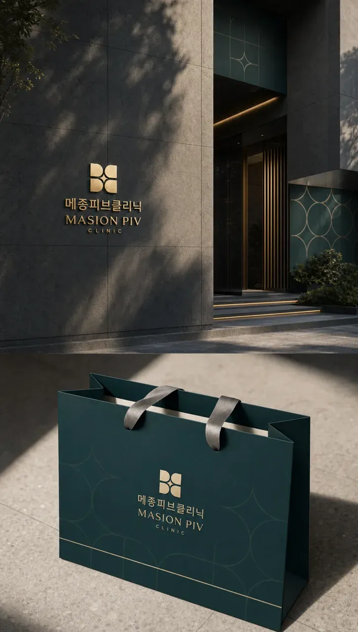병원·의원 로고 디자인 — 집처럼 따뜻한 신뢰 병원 로고 브랜드 시스템