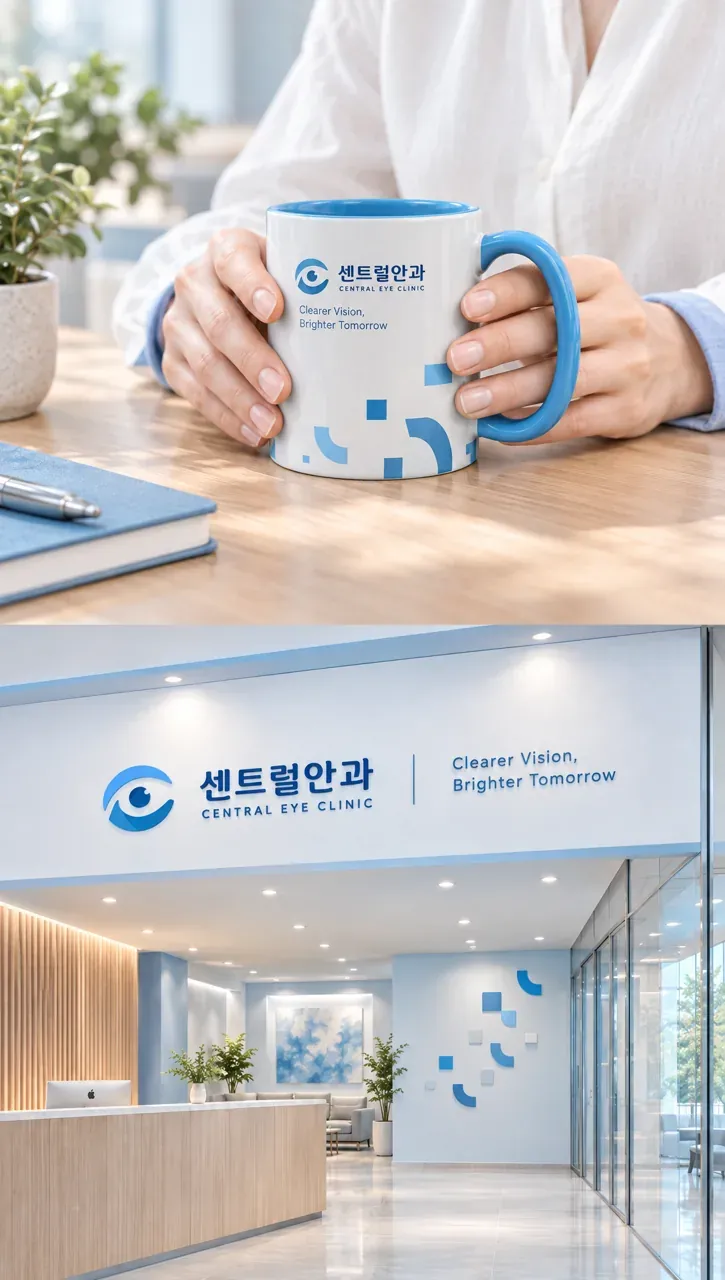 병원·의원 로고 디자인 — 신뢰감 있는 조합형 병원 로고 브랜드 시스템