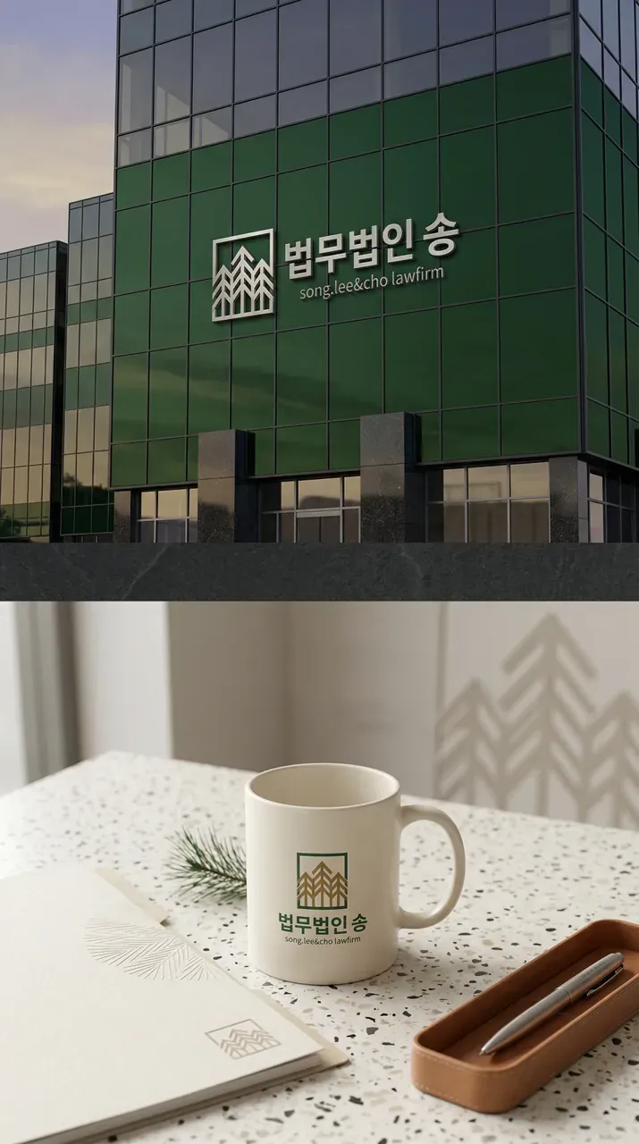 법률·세무·특허 로고 디자인 — 중견기업 임원들이 신뢰하는 든든한 법률 파트너 법률사무소 로고 브랜드 시스템