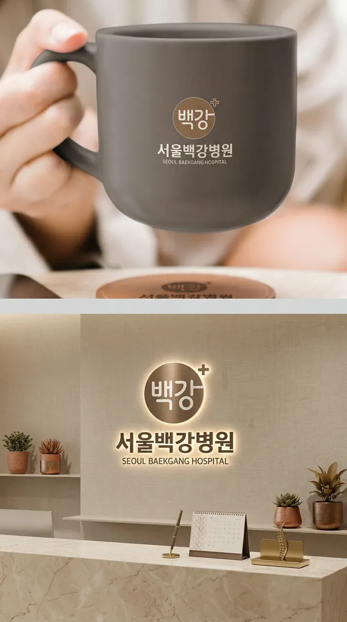 병원·의원 로고 디자인 — 백세까지 믿고 맡길 수 있는 병원 로고 브랜드 시스템