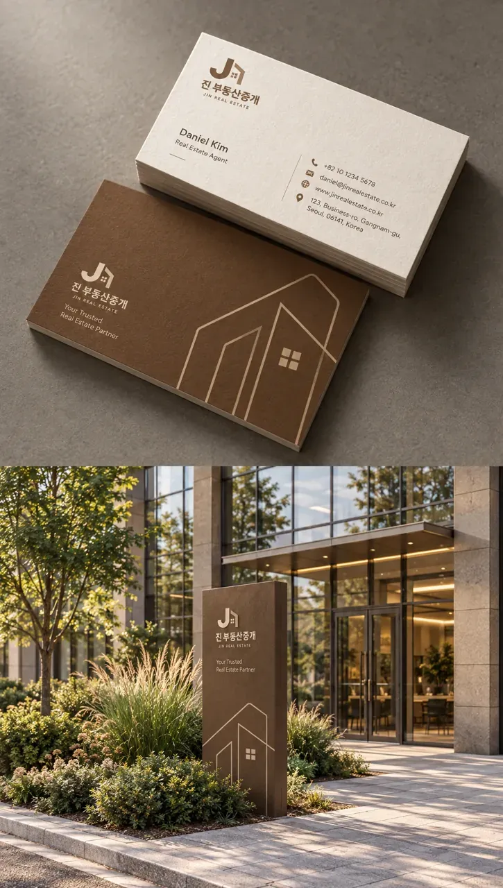 금융·부동산 로고 디자인 — 견고한 신뢰 금융·부동산 기업 로고 브랜드 시스템