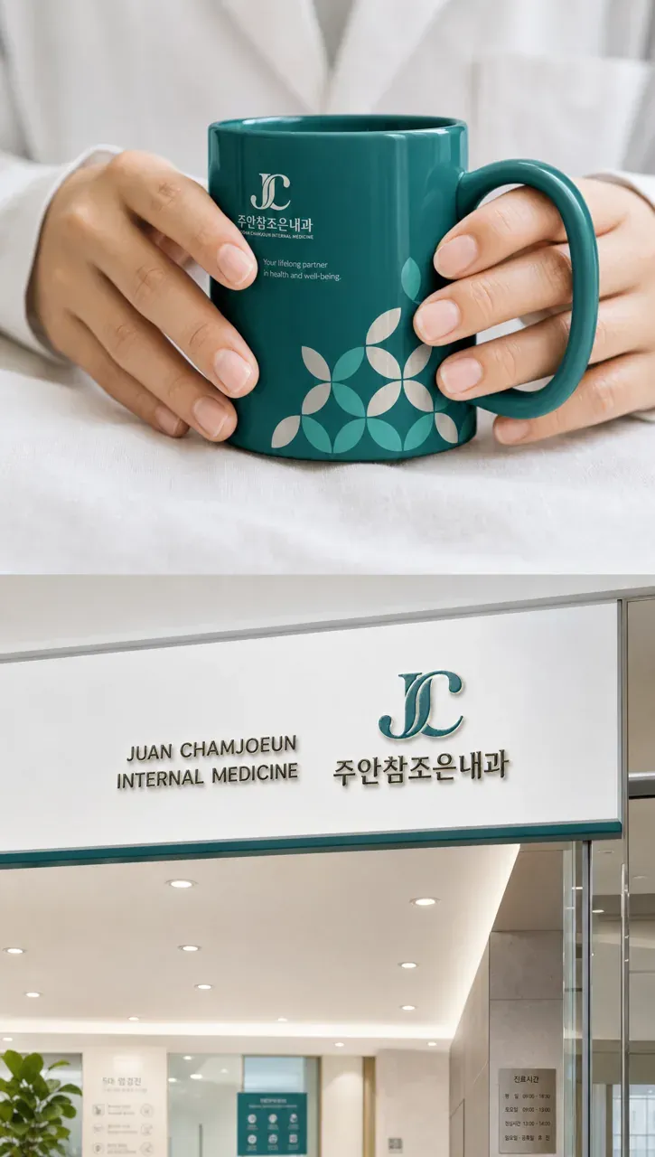 병원·의원 로고 디자인 — 신뢰감 있는 조합형 병원 로고 브랜드 시스템