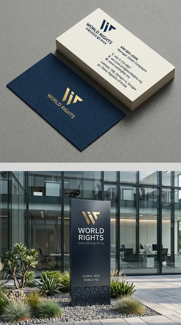 공공·단체 로고 디자인 — 신뢰받는 국제적 파트너 공공·단체 로고 브랜드 시스템