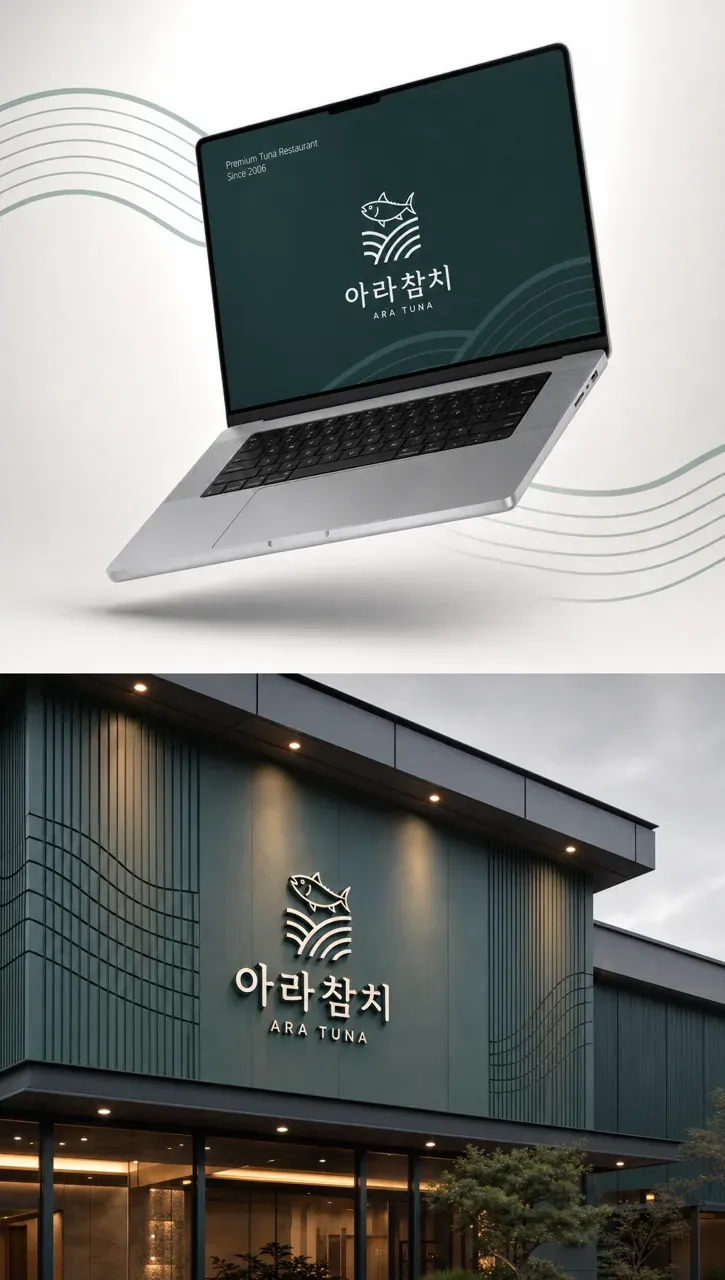 그 외 로고 디자인 — 우아한 곡선으로 담아낸 신선함의 미학 브랜드 로고 브랜드 시스템