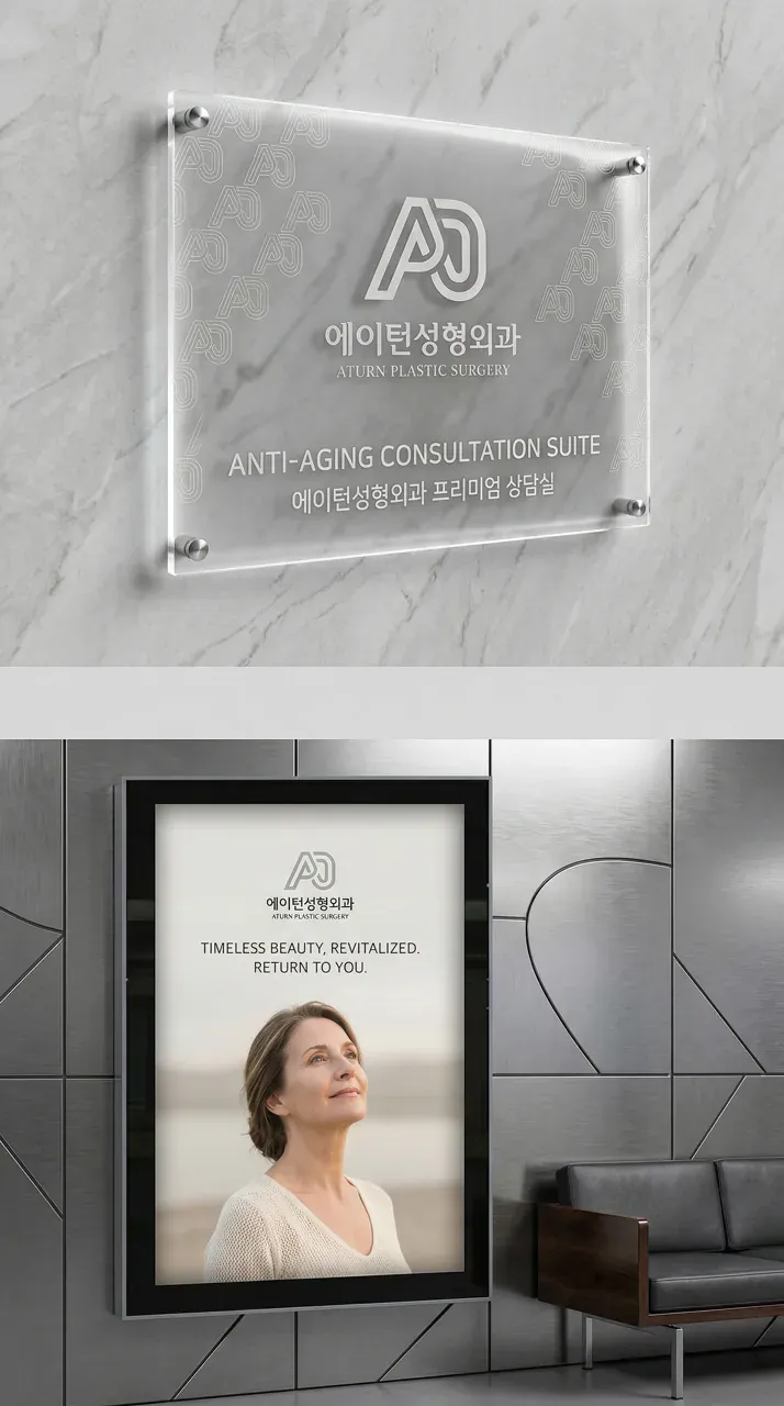 병원·의원 로고 디자인 — 시간을 되돌리는 전문성 병원 로고 브랜드 시스템