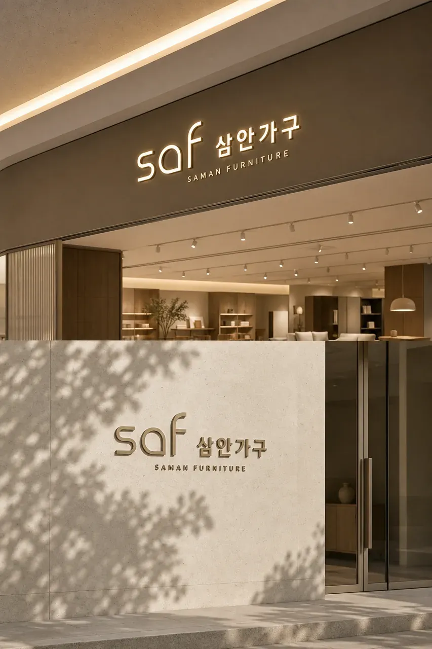 그 외 로고 디자인 — 20년 신뢰가 만드는 안심 공간 브랜드 로고 브랜드 시스템