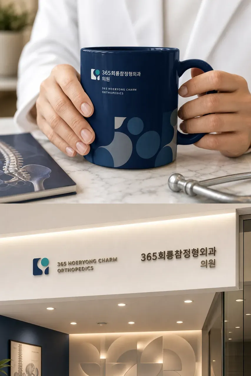 병원·의원 로고 디자인 — 신뢰의 손길 병원 로고 브랜드 시스템