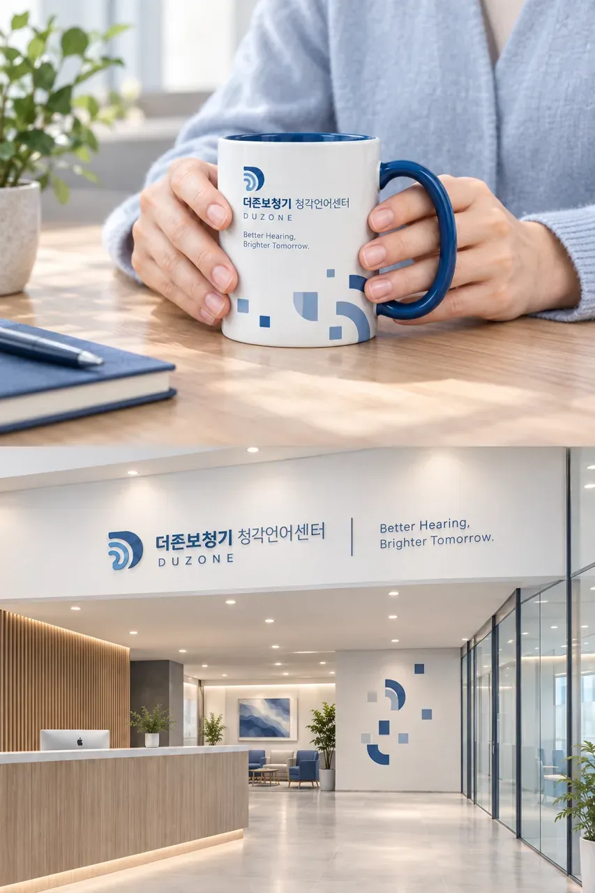 병원·의원 로고 디자인 — 정밀함과 신뢰의 미니멀 심볼 병원 로고 브랜드 시스템