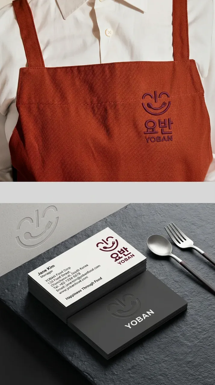 음식점·외식 로고 디자인 — 따뜻하고 친근한 음식점 로고 브랜드 시스템