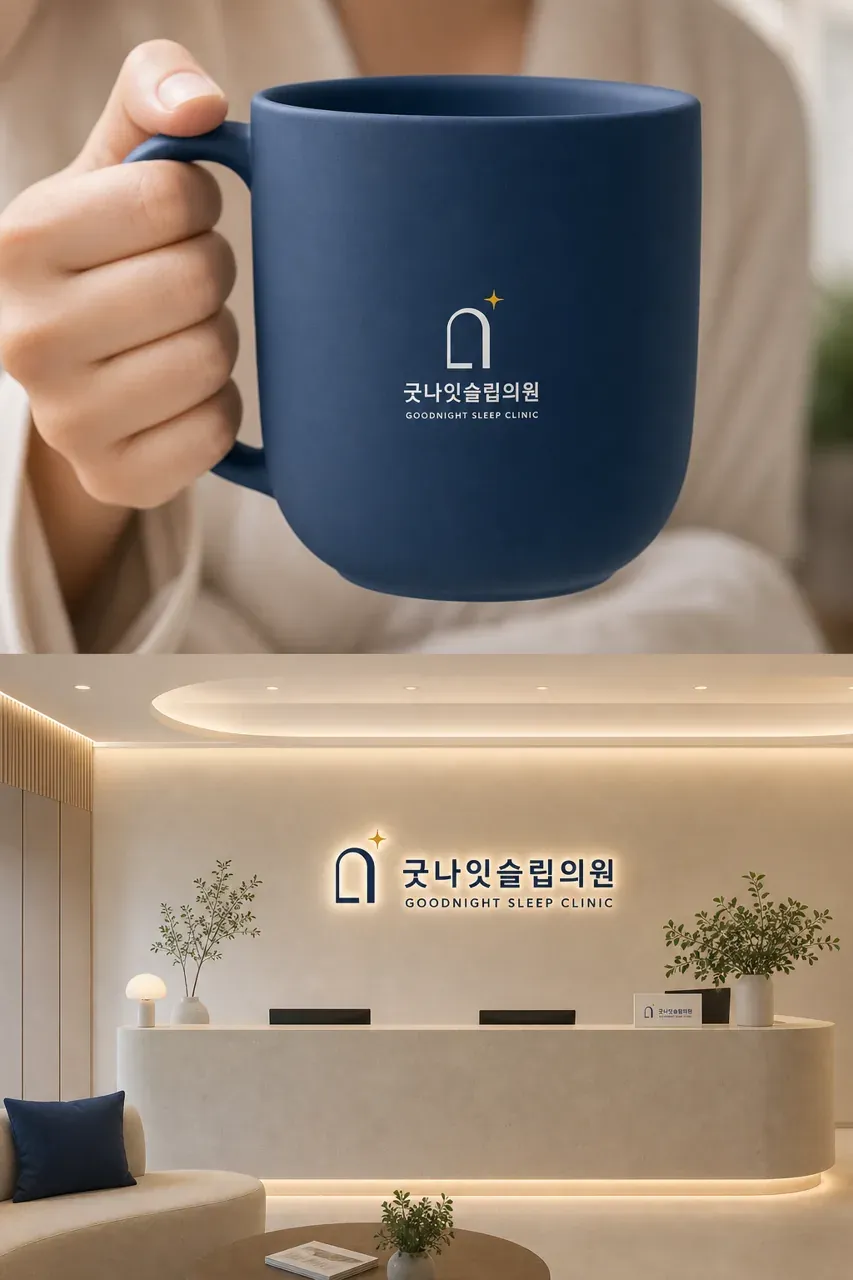 병원·의원 로고 디자인 — 환자들이 안심하고 찾는 수면 전문병원 로고 브랜드 시스템