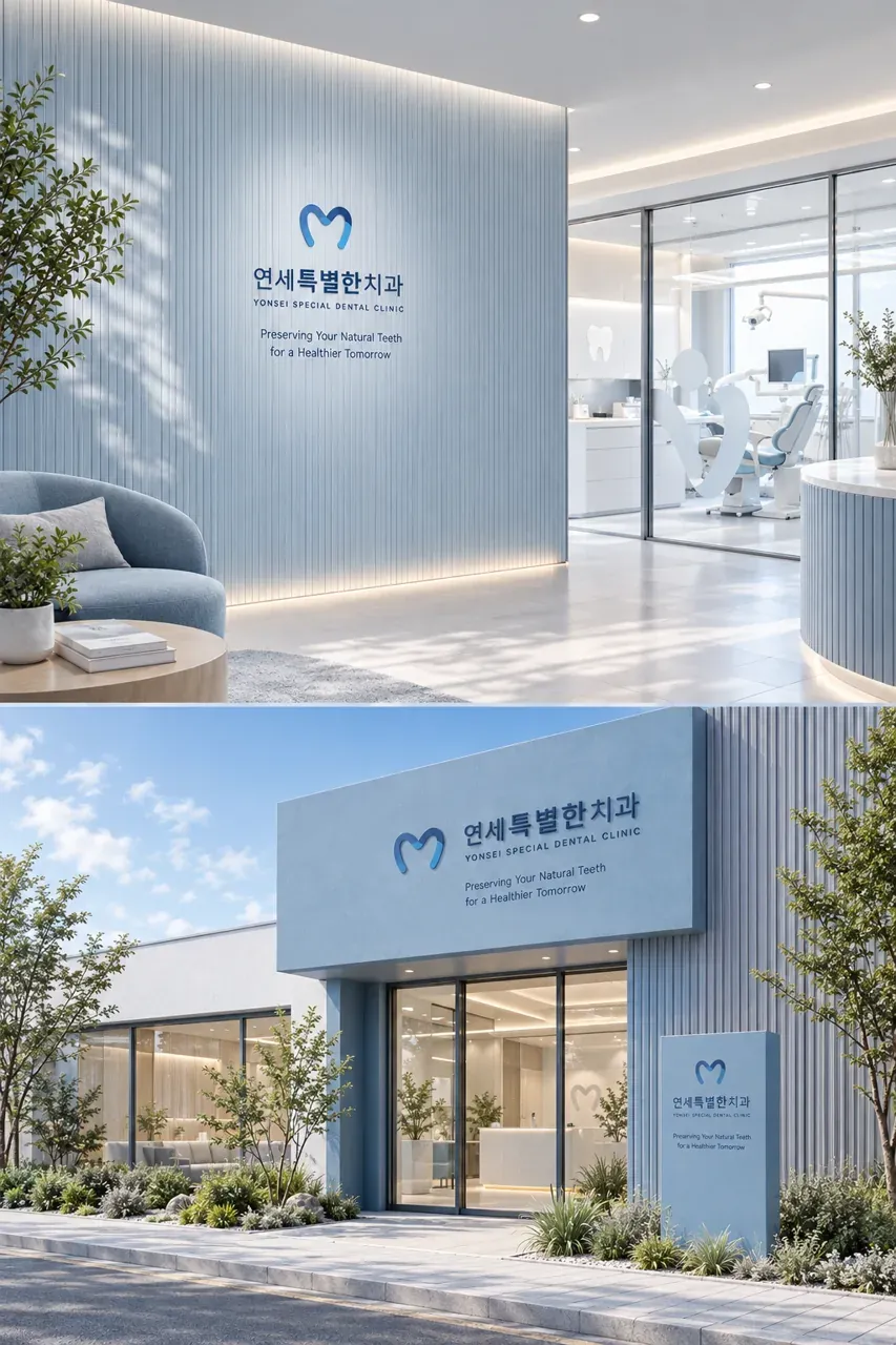 치과 로고 디자인 — 자연을 지키는 신뢰의 심볼 치과 로고 브랜드 시스템