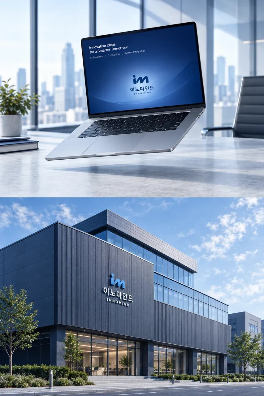 IT·테크 로고 디자인 — 모던하고 세련된 조합형 IT 서비스 로고 브랜드 시스템