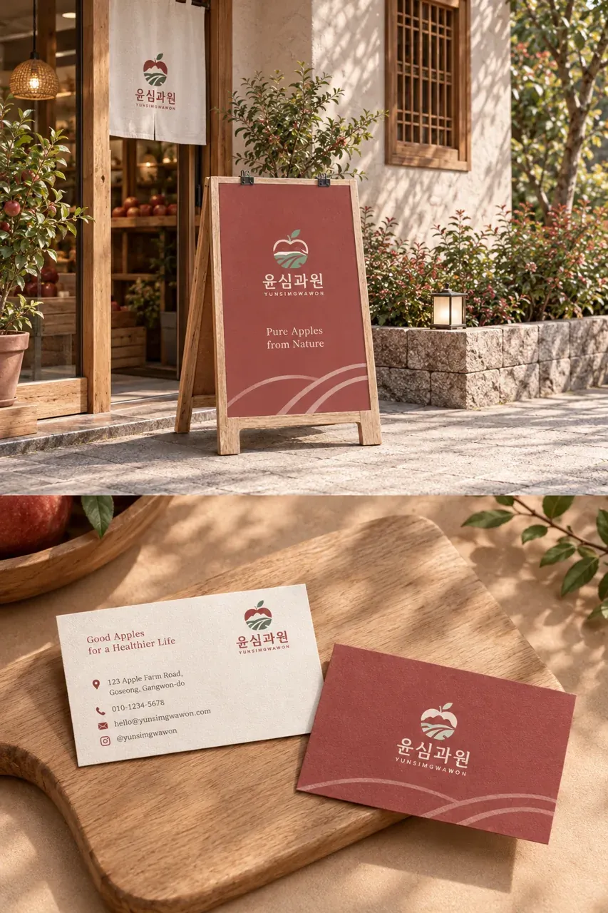 농식품·축산 로고 디자인 — 따뜻하고 친근한 조합형 농식품 브랜드 로고 브랜드 시스템