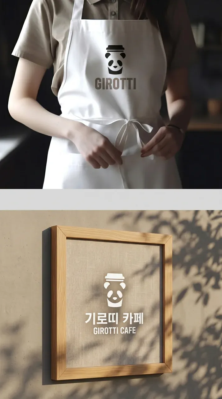 카페·베이커리 로고 디자인 — 미니멀한 카페 로고 브랜드 시스템