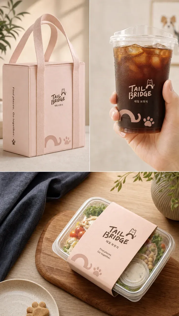 반려동물 로고 디자인 — 따뜻하고 친근한 조합형 반려동물 브랜드 로고 브랜드 시스템