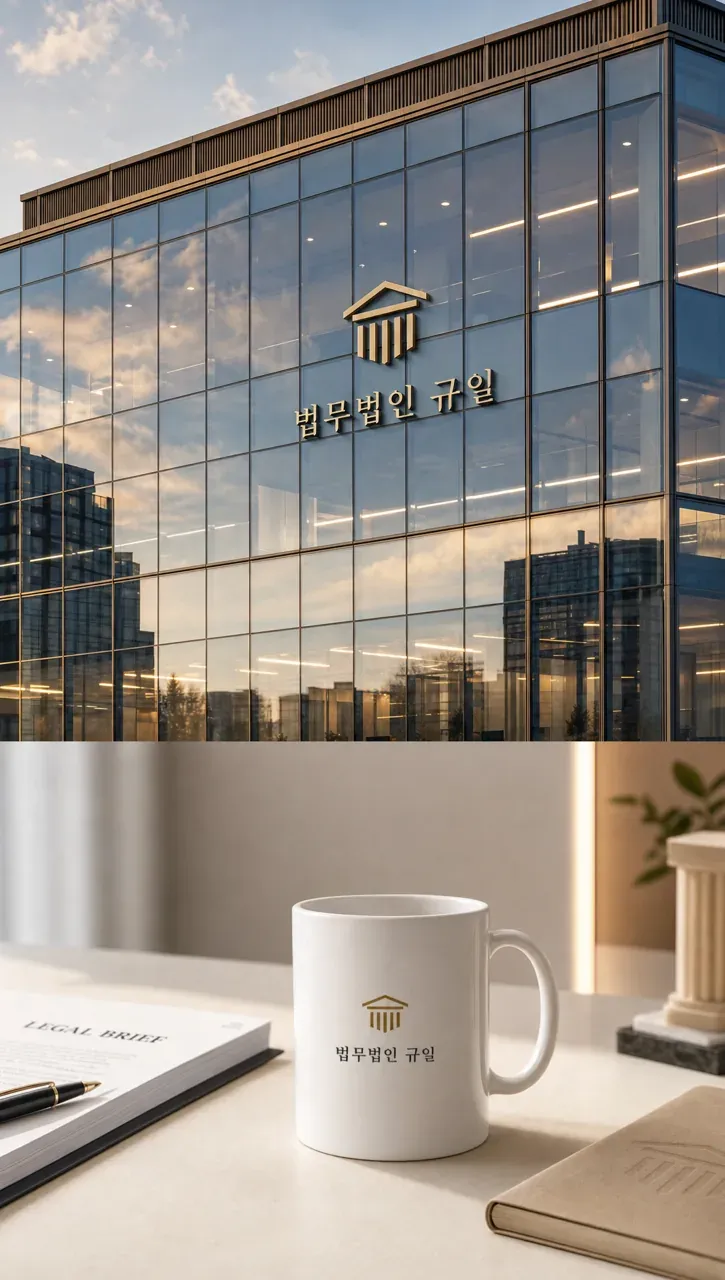 법률·세무·특허 로고 디자인 — 정밀함의 기하 심볼 법률사무소 로고 브랜드 시스템