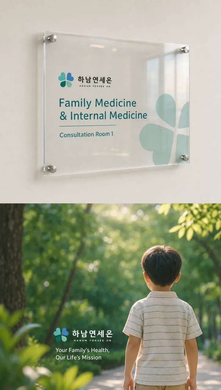 병원·의원 로고 디자인 — 세대를 잇는 신뢰의 의료 병원 로고 브랜드 시스템