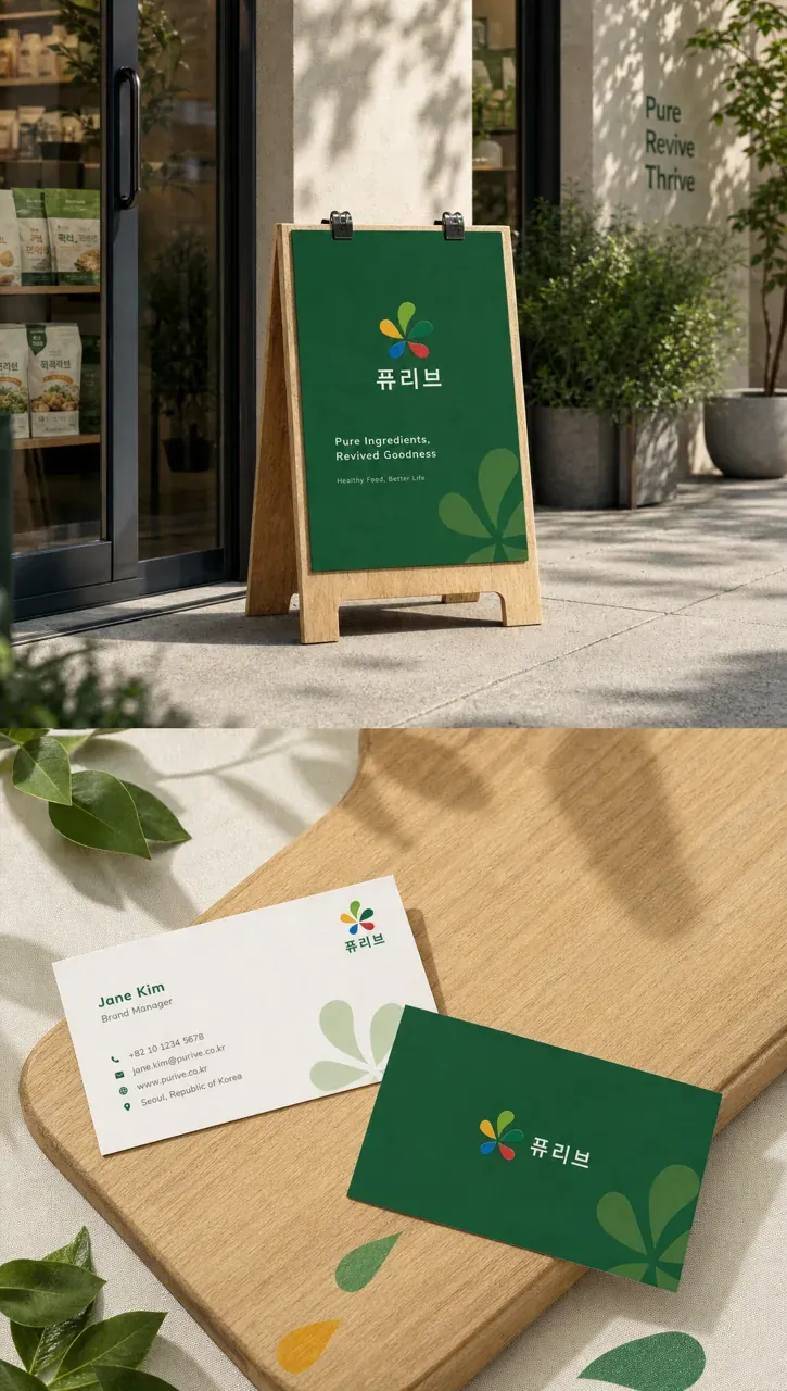 농식품·축산 로고 디자인 — 따뜻하고 친근한 조합형 농식품 브랜드 로고 브랜드 시스템