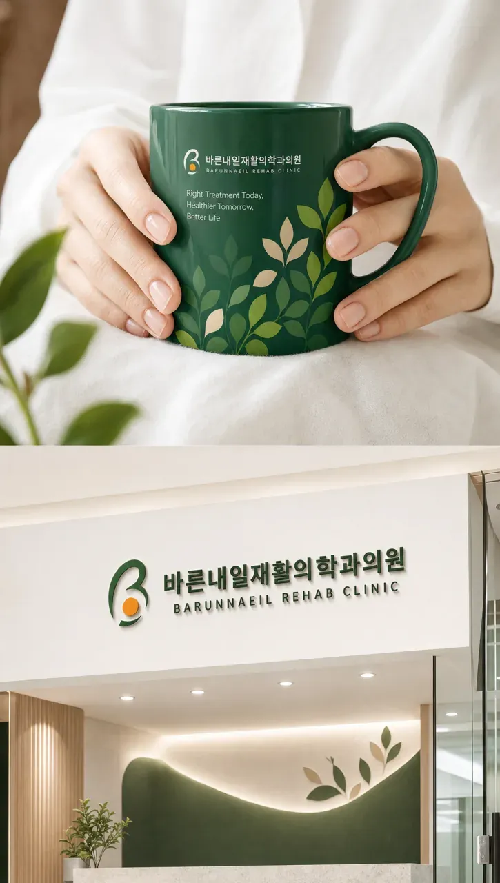 병원·의원 로고 디자인 — 회복의 신뢰 병원 로고 브랜드 시스템