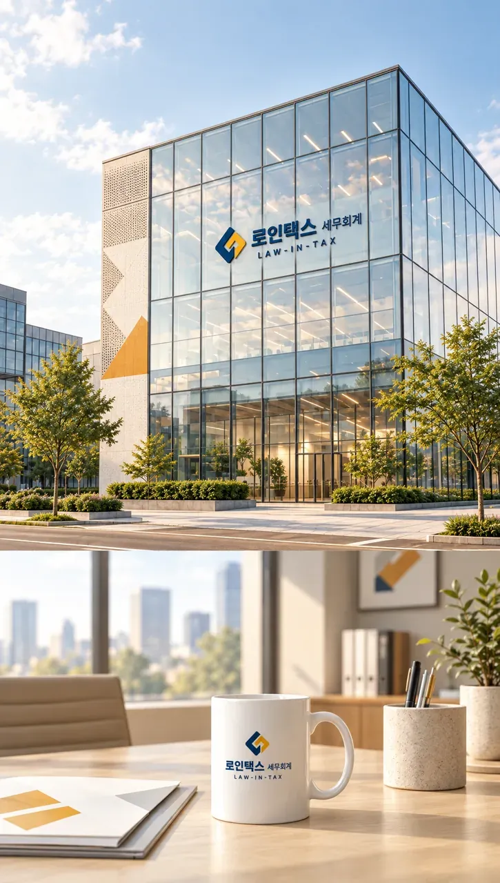 법률·세무·특허 로고 디자인 — 정각의 신뢰 법률사무소 로고 브랜드 시스템