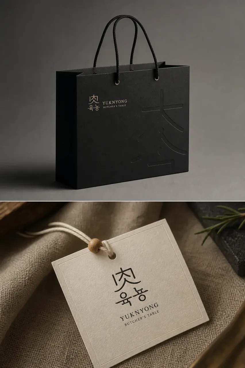 그 외 로고 디자인 — 평범한 돼지고기를 뒤집는 특별한 미식 경험 브랜드 로고 브랜드 시스템
