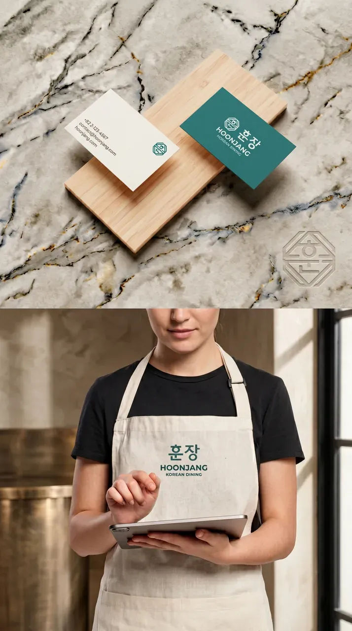 음식점·외식 로고 디자인 — 글로벌 무대에서도 한눈에 알아보는 훈장 음식점 로고 브랜드 시스템