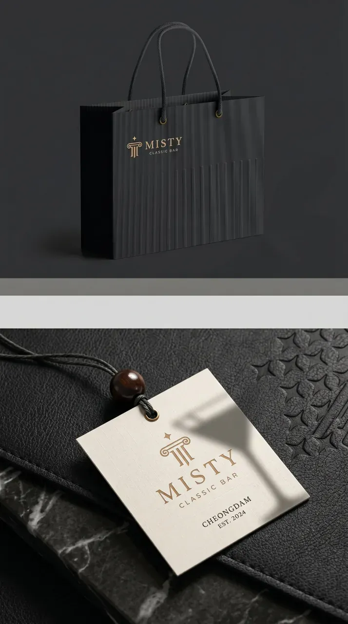 그 외 로고 디자인 — 청담동에서 만나는 은밀한 휴식 브랜드 로고 브랜드 시스템