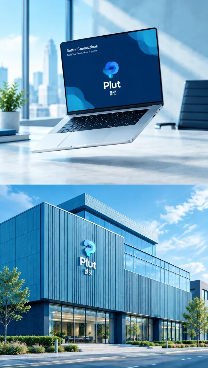 IT·테크 로고 디자인 — 모던하고 세련된 조합형 IT 서비스 로고 브랜드 시스템