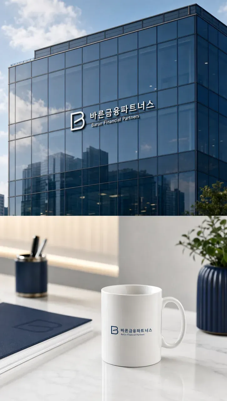 금융·부동산 로고 디자인 — 신뢰의 현대적 파트너십 금융·부동산 기업 로고 브랜드 시스템